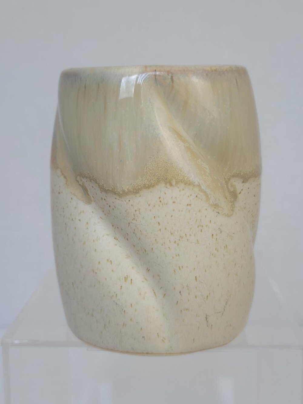 Rodolfo Padilla Mexican Pottery Drip Glazed Stoneware Coffee Mug Signed 12 oz - Picture 3 of 15